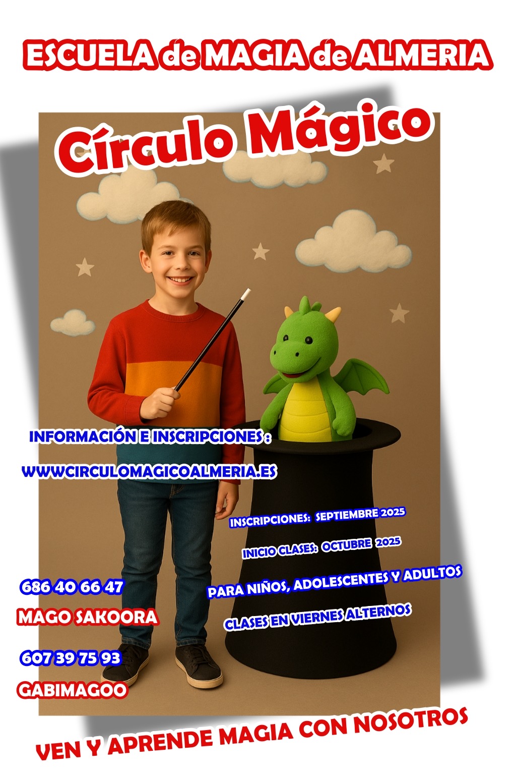 Escuela de Magia del Círculo Mágico de Almería - Inscripciones abiertas